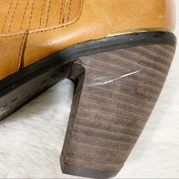 Dolce Vita Leather Western Ankle Booties - Picture 8 of 13